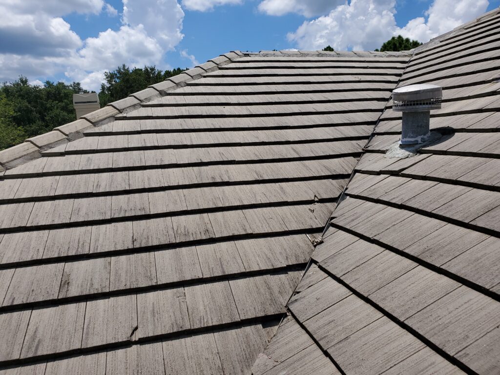 Hail Damaged Tile Roof