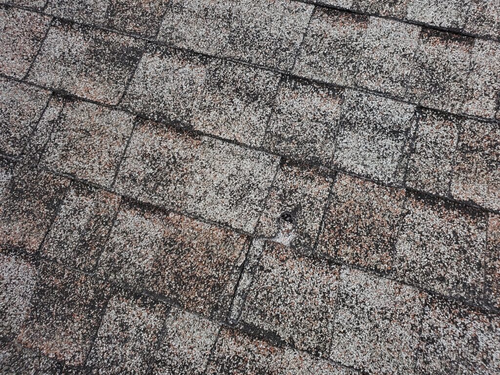 Hail Damaged Roof
