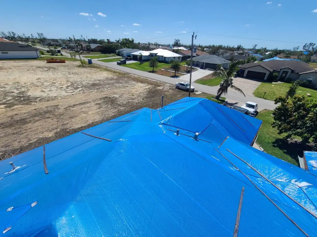 Tarped Roof Residential Insurance Claims