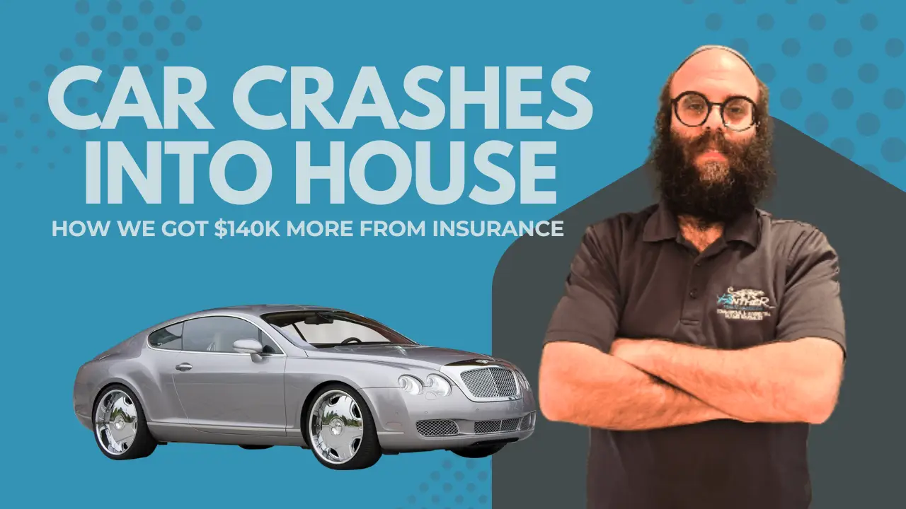 Car Crash Into Home Insurance Claim: How We Won $140K More