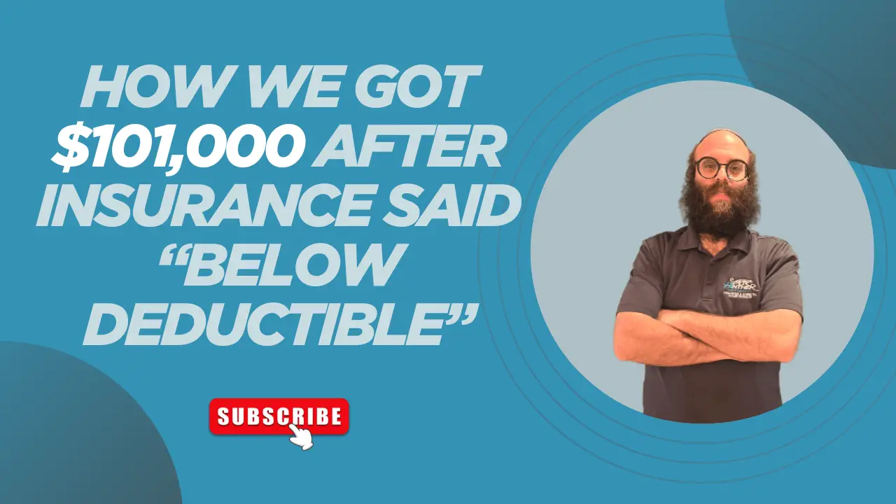 From $0 to $101,000: See how Panther Public Adjusting turned an underpaid insurance claim into a six-figure payout for a Florida homeowner.