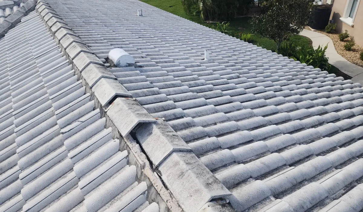 Tile Roof Damaged
